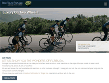 Tablet Screenshot of biketoursportugal.com